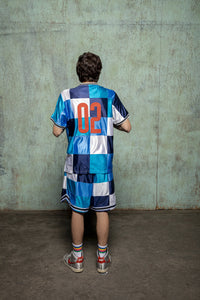 Patchwork Basketball Shorts