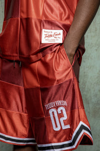 Patchwork Basketball Shorts